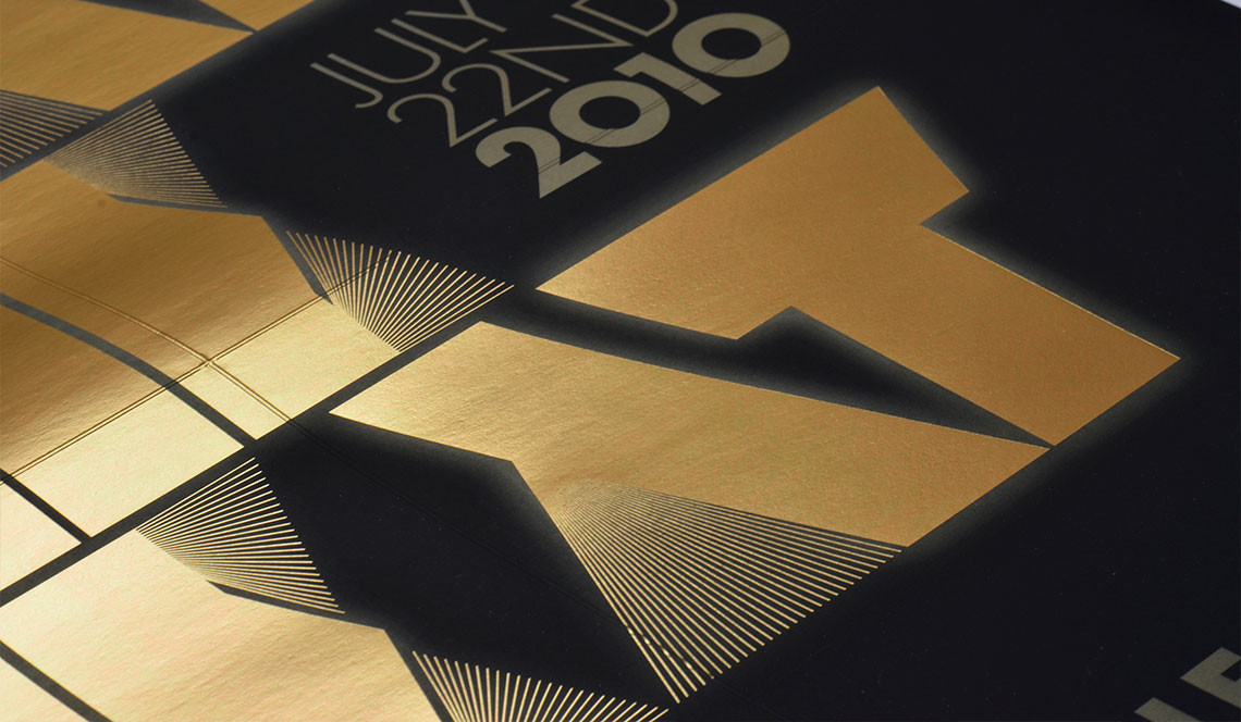 Hugo Boss Invitation - Foil Stamping