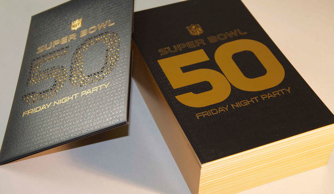 Super Bowl Invitation Print