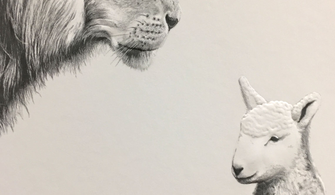 DataGraphic Lion and Lamb Direct Mailer