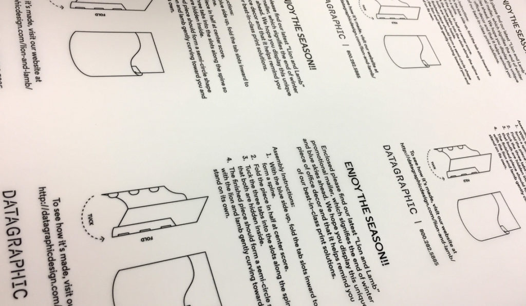 Datargraphic Direct Mail Campaign - Fine Commercial Printing by DATAGRAPHIC