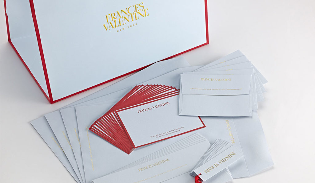 FRANCES VALENTINE; Custom Packaging