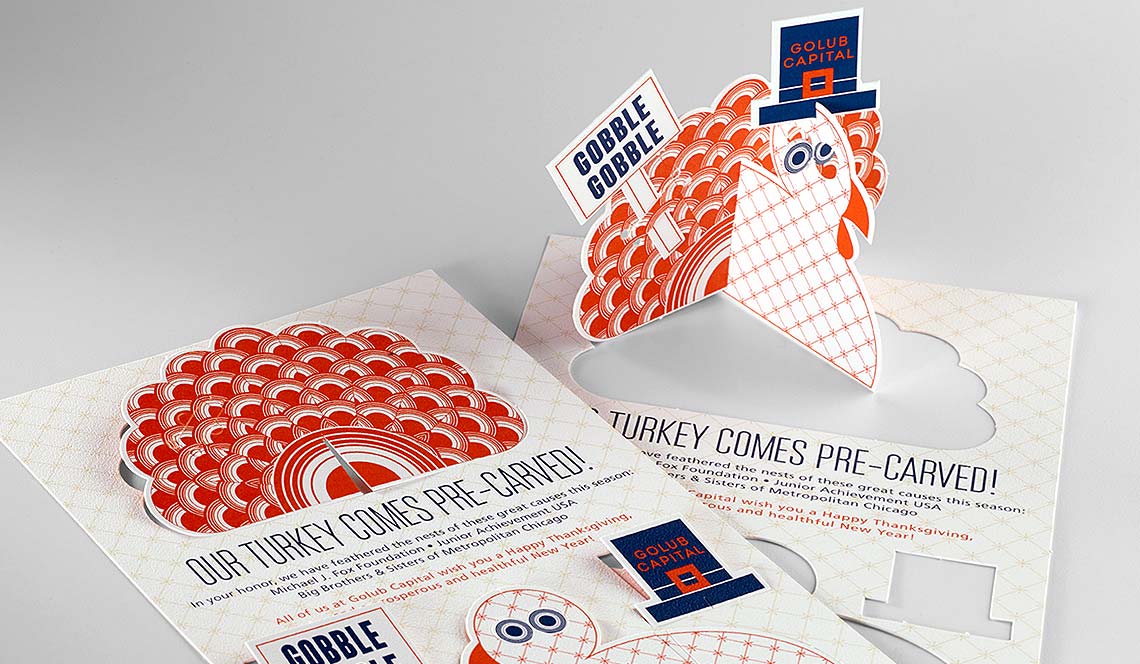 die cut holiday cards