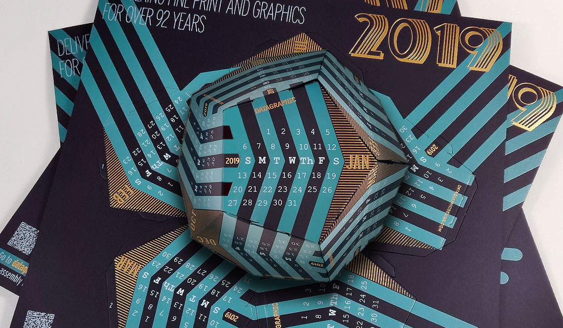 promotional 3d desk calendar