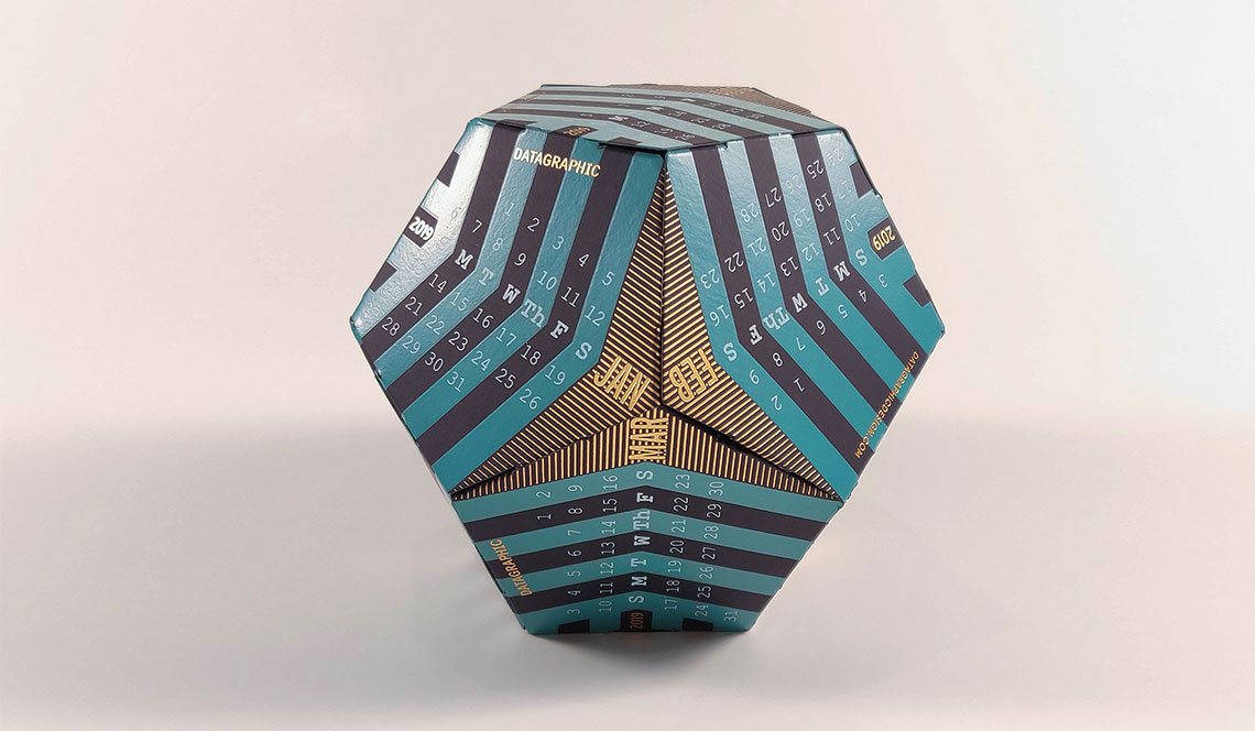 promotional 3d desk calendar