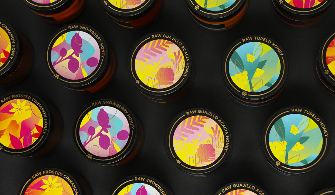 Gourmet Honey Packaging for Stag&Hare Gourmet Honey Packaging for Stag&Hare