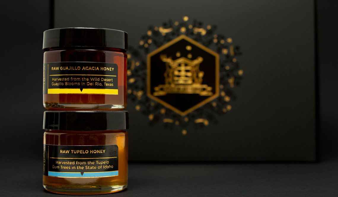 Gourmet Honey Packaging for Stag&Hare Gourmet Honey Packaging for Stag&Hare
