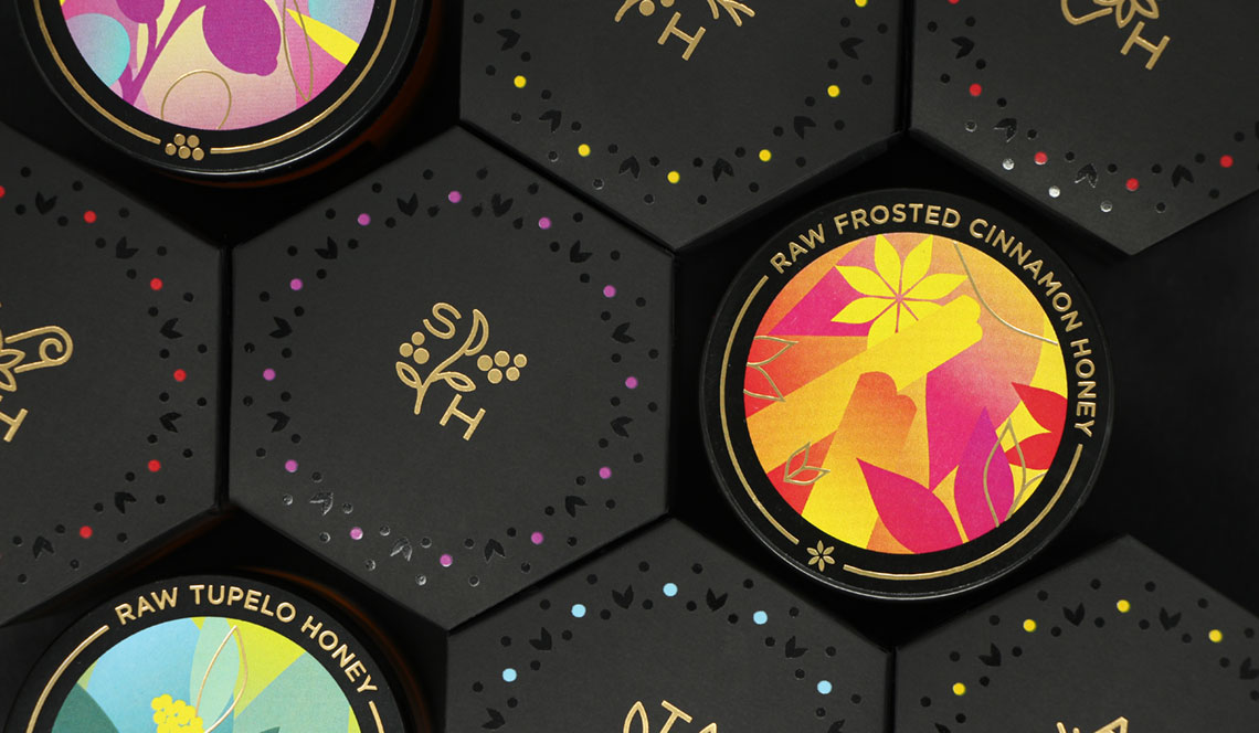 Gourmet Honey Packaging for Stag&Hare