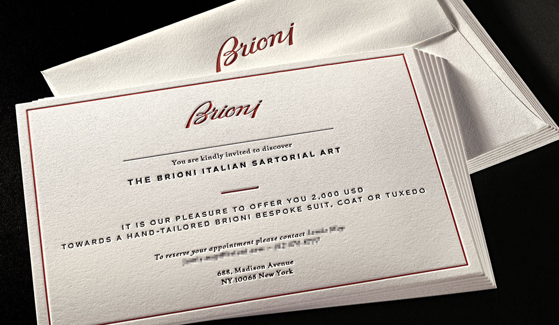 Letterpress Invitation Suite