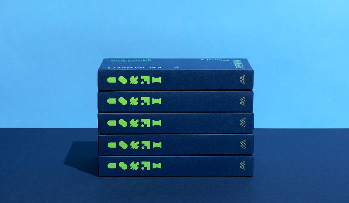 Paper sample books with Custom Slipcases for Mohawk