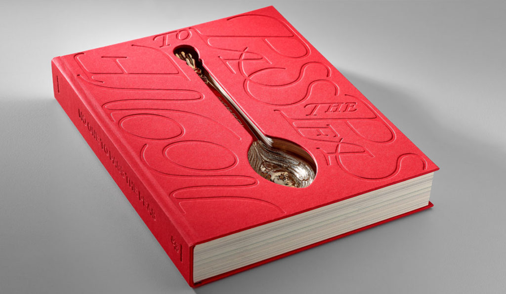 Book with a Die Cut Hole