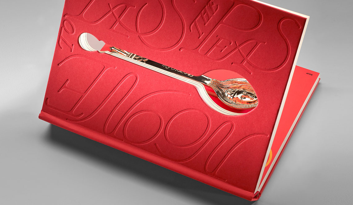 Book with a Die Cut Hole