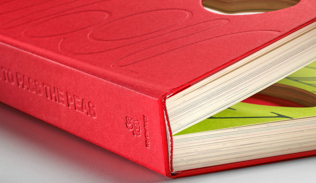 Book with a Die Cut Hole