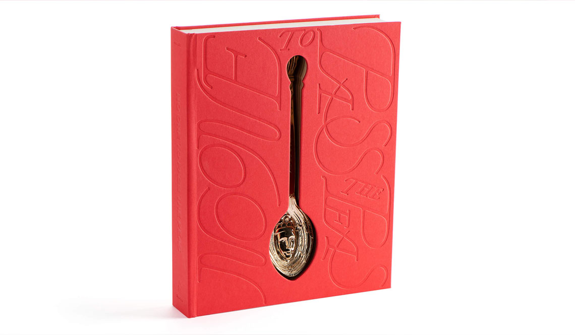 Book with a Die Cut Hole