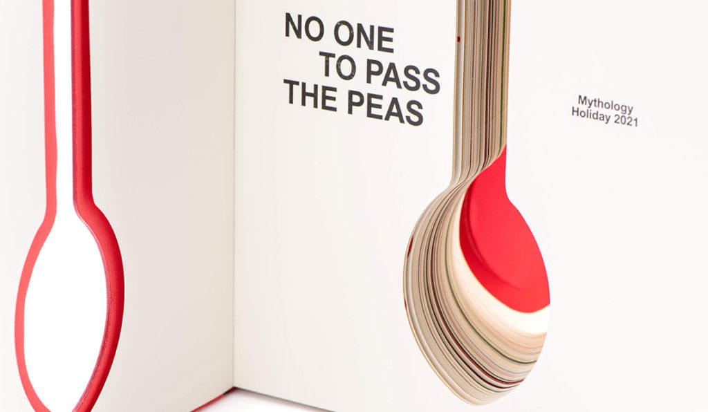 Book with a Die Cut Hole