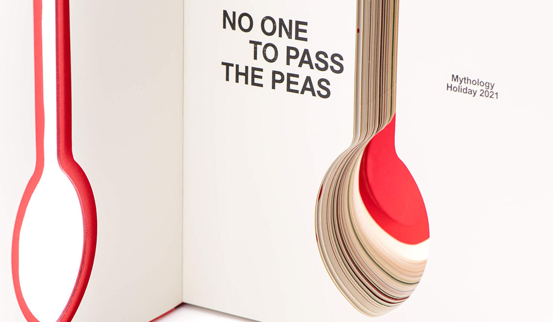 Book with a Die Cut Hole
