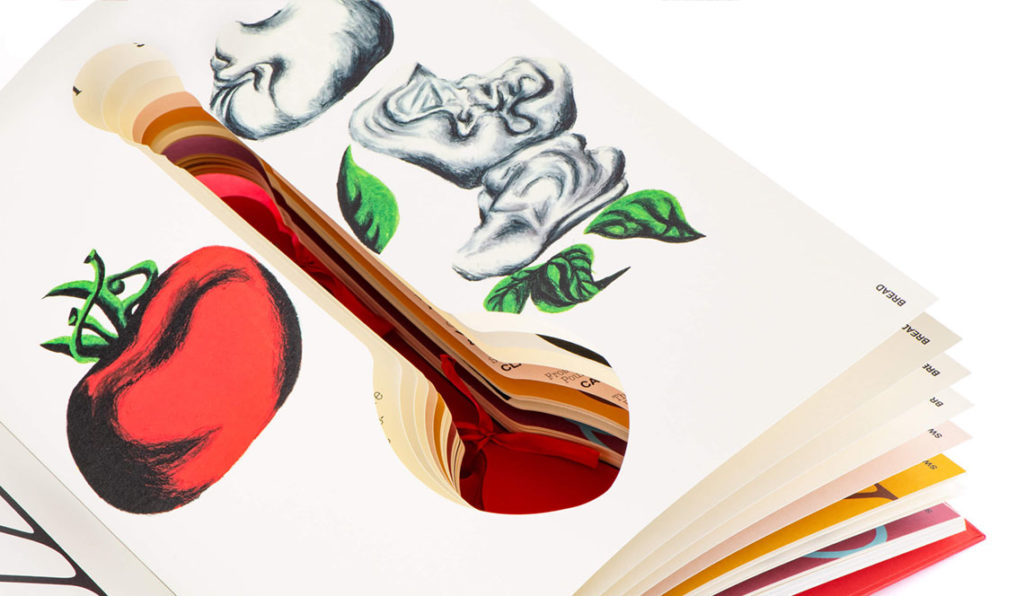 Book with a Die Cut Hole