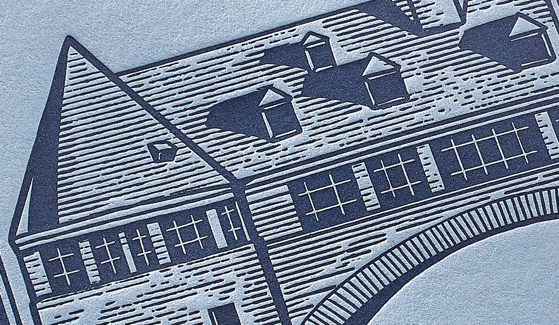 Letterpress Packaging for Gansett Craft Chocolate