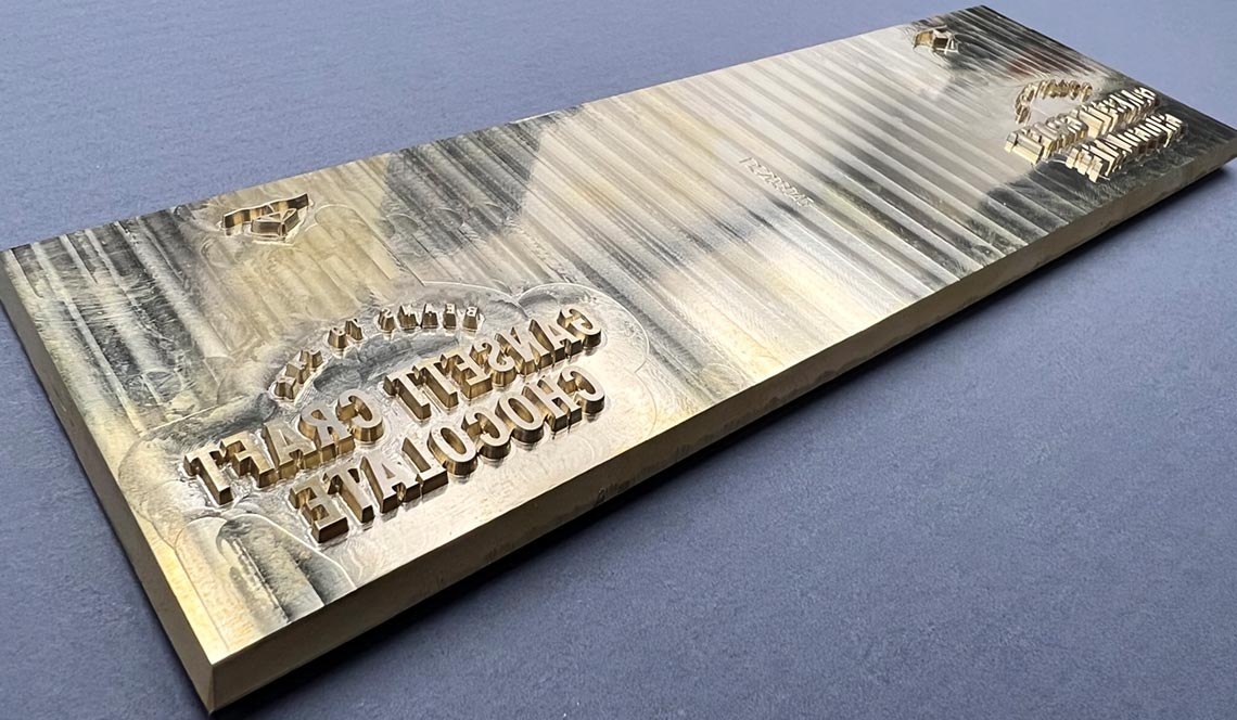 Letterpress Packaging for Gansett Craft Chocolate