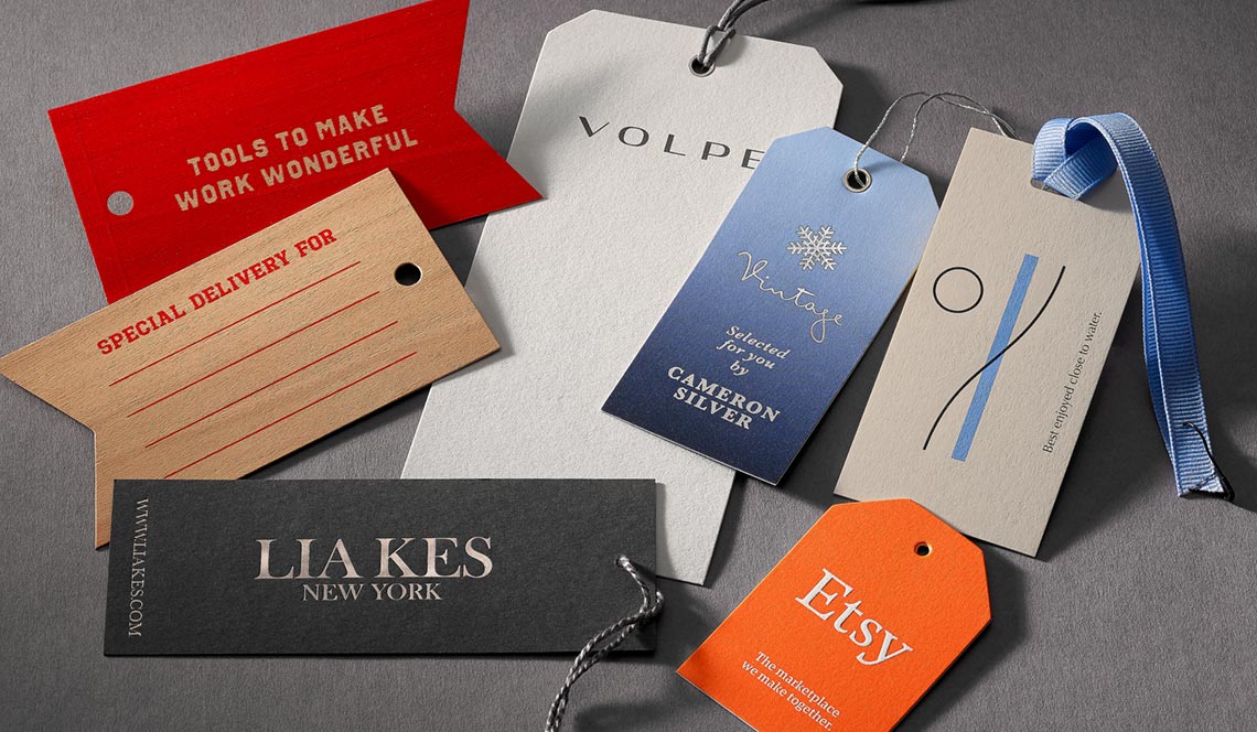 Custom Printed Labels and Hang Tags