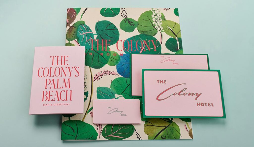 stylish hotel stationery