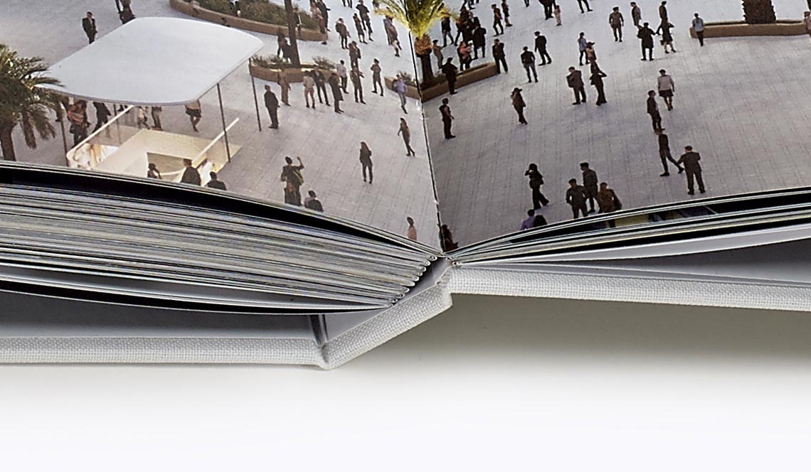 Exposed Smyth-Sewn Hardcover Book