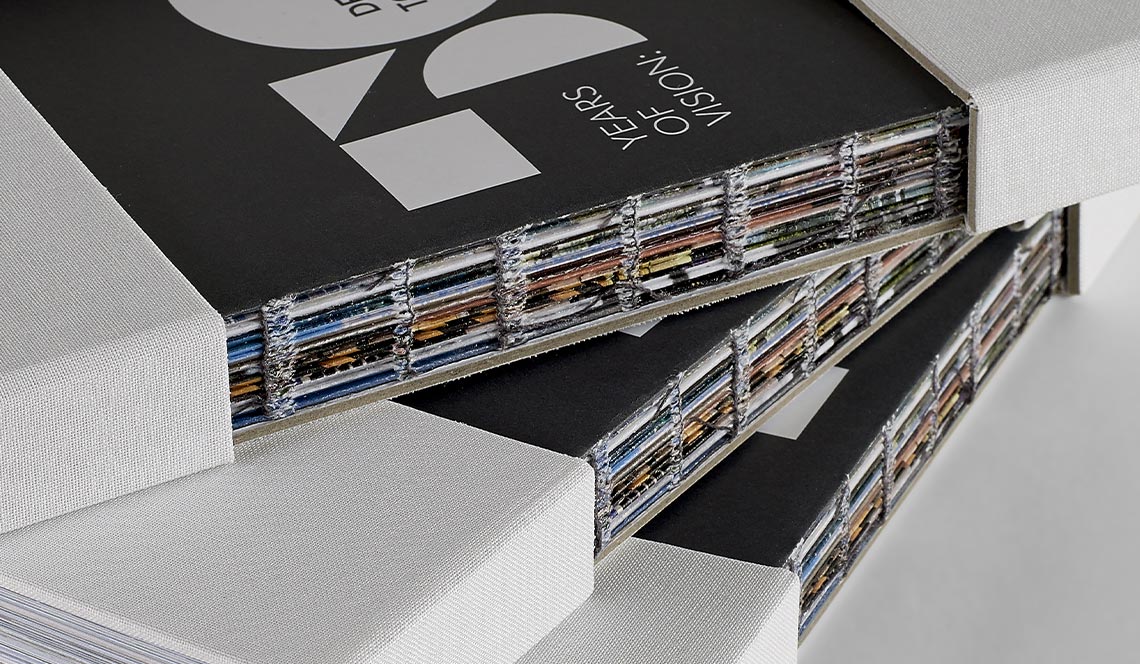 Exposed Smyth-Sewn Hardcover Book